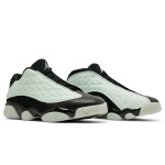 Air Jordan 13 Retro Low "Singles' Day" DM0803-300 - Mint Green and Black Sneakers