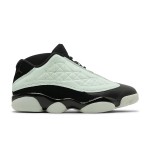 Air Jordan 13 Retro Low "Singles' Day" DM0803-300 - Mint Green and Black Sneakers