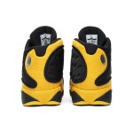 Air Jordan 13 Retro Melo Class of 2002 Black & Yellow basketball shoes with premium suede overlays