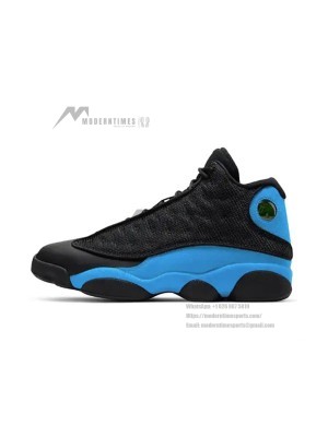 Air Jordan 13 Retro "Black University Blue" 884129-041 - Classic Black and Blue Sneakers for Style Enthusiasts