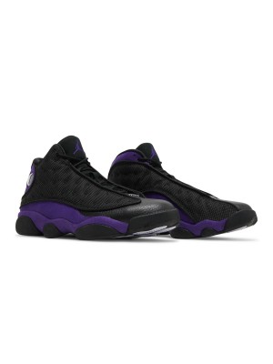 Air Jordan 13 Retro "Court Purple" DJ5982-015 - Iconic Black and Purple Sneaker for Streetwear Fans