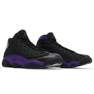 Air Jordan 13 Retro "Court Purple" DJ5982-015 - Iconic Black and Purple Sneaker for Streetwear Fans