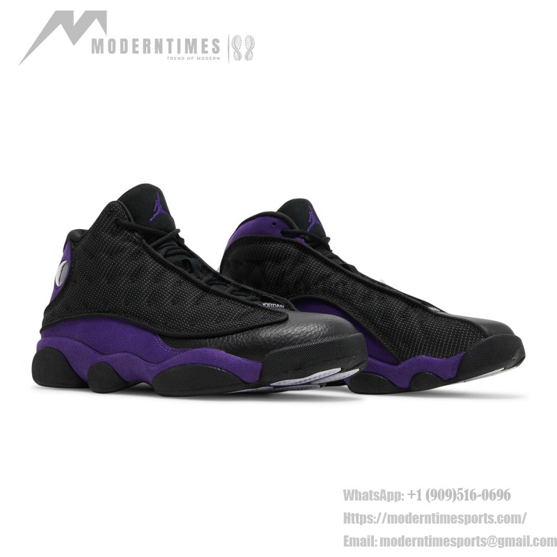 Air Jordan 13 Retro "Court Purple" DJ5982-015 - Black and Purple Sneakers