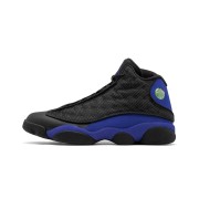 Air Jordan 13 Retro 'Hyper Royal' 414571-040 - Bold Black & Blue Basketball Sneakers with Reflective Details