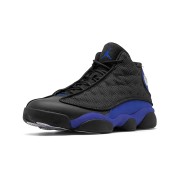 Air Jordan 13 Retro 'Hyper Royal' 414571-040 - Bold Black & Blue Basketball Sneakers with Reflective Details