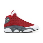 Air Jordan 13 Retro 'Red Flint' 414571-600 with Red Mesh Upper and Grey Suede Overlays