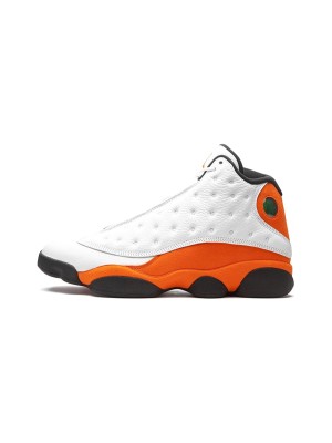 Air Jordan 13 Retro 'Starfish' 414571-108 - Frische Weiße und Lebendige Orangefarbene Basketballschuhe