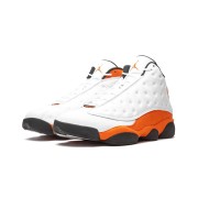 Air Jordan 13 Retro 'Starfish' 414571-108 - Crisp White & Vibrant Orange Basketball Sneakers