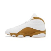 Air Jordan 13 Retro 'Wheat' 414571-171 - Clean White & Golden Suede Basketball Sneakers