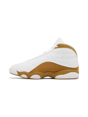 Air Jordan 13 Retro 'Wheat' 414571-171 - Saubere Weiße und Goldene Wildleder-Basketballschuhe