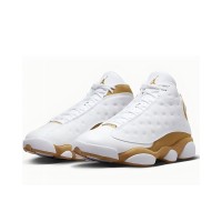 Air Jordan 13 Retro 'Wheat' 414571-171 - Saubere Weiße und Goldene Wildleder-Basketballschuhe