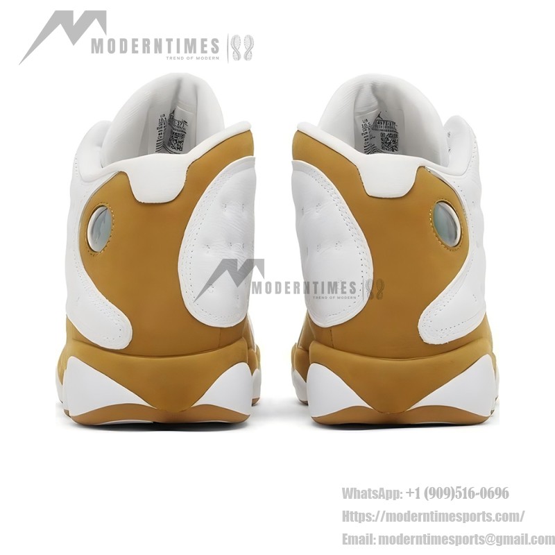 Air Jordan 13 Retro 'Wheat' 414571-171 mit weißem Leder und goldenen Wildleder-Overlays