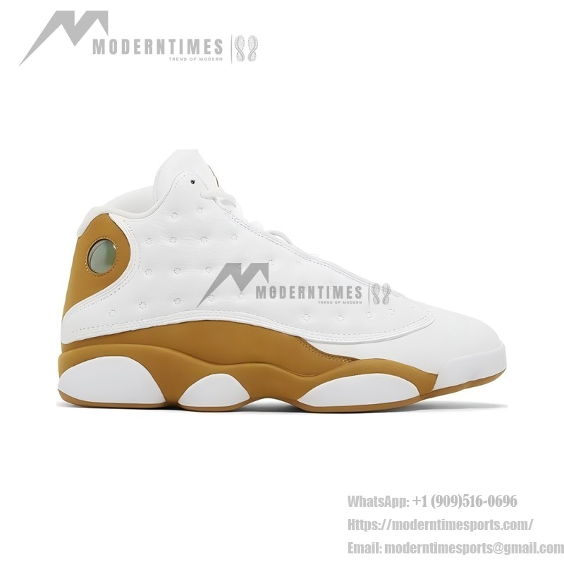 Air Jordan 13 Retro 'Wheat' 414571-171 mit weißem Leder und goldenen Wildleder-Overlays