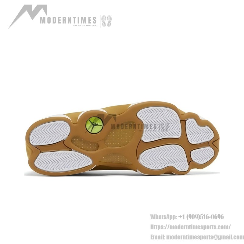 Air Jordan 13 Retro 'Wheat' 414571-171 mit weißem Leder und goldenen Wildleder-Overlays