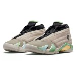 Air Jordan 14 Low WMNS DJ1034-200 Women’s Sneakers in Earth-Tone with Green and Gold Accents