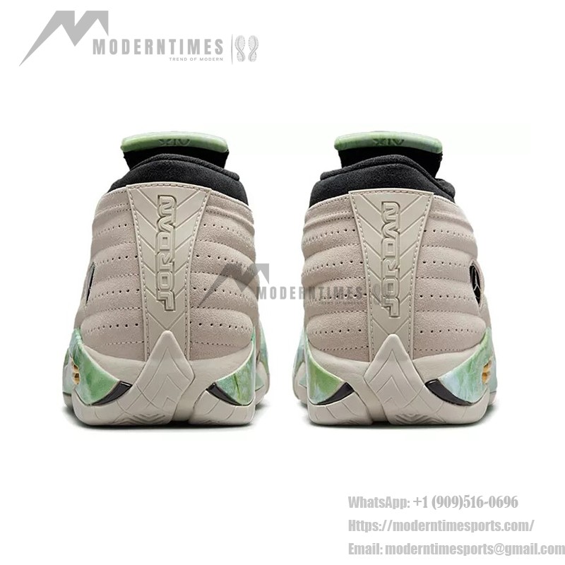 Air Jordan 14 Low WMNS DJ1034-200 Women’s Sneakers in Earth-Tone with Green and Gold Accents