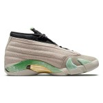 Air Jordan 14 Low WMNS DJ1034-200 Women’s Sneakers in Earth-Tone with Green and Gold Accents