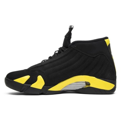 Air Jordan 14 "Black/Yellow" 487471-070 | Men's/Women's High-Top Basketball Sneakers | Comfortable & Stylish, Limited Edition