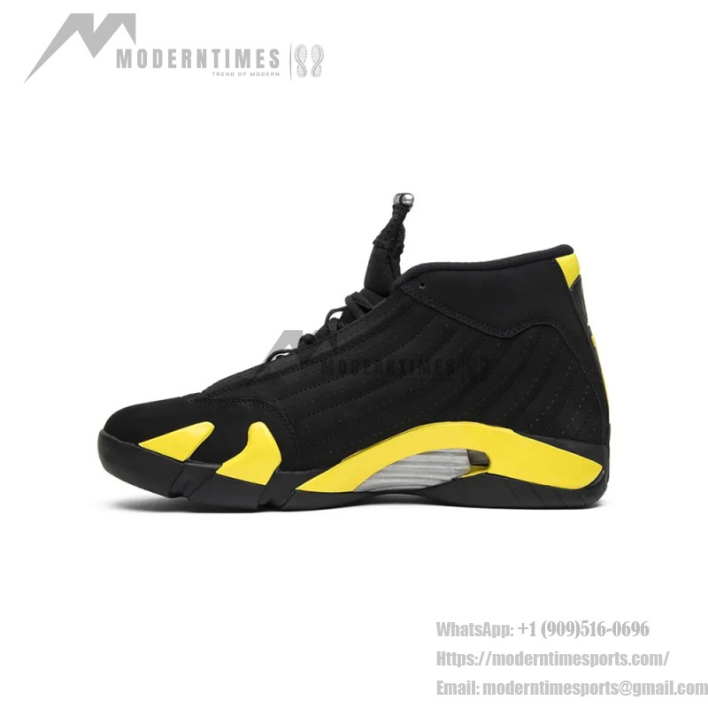 Air Jordan 14 "Black/Yellow" 487471-070 | Men's/Women's High-Top Sneakers Air Jordan 14 "Black/Yellow" 487471-070 | High-Top Basketball Sneakers for Men and Women
