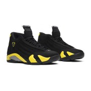 Air Jordan 14 "Black/Yellow" 487471-070 | Men's/Women's High-Top Basketball Sneakers | Comfortable & Stylish, Limited Edition