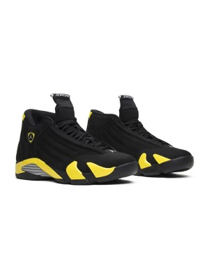 Air Jordan 14 "Black/Yellow" 487471-070 | Men's/Women's High-Top Basketball Sneakers | Comfortable & Stylish, Limited Edition