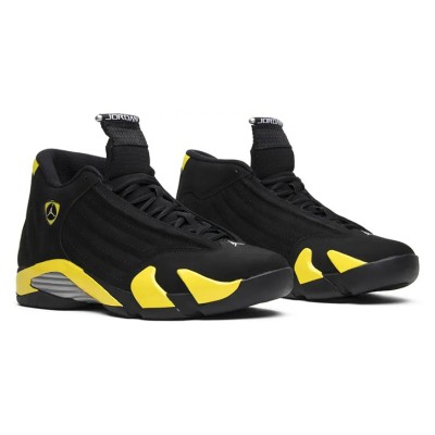 Air Jordan 14 "Black/Yellow" 487471-070 | Men's/Women's High-Top Basketball Sneakers | Comfortable & Stylish, Limited Edition