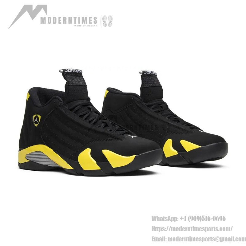 Air Jordan 14 "Black/Yellow" 487471-070 | High-Top Basketball Sneakers for Men and Women