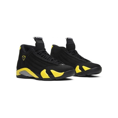 Air Jordan 14 "Black/Yellow" 487471-070 | Men's/Women's High-Top Basketball Sneakers | Comfortable & Stylish, Limited Edition