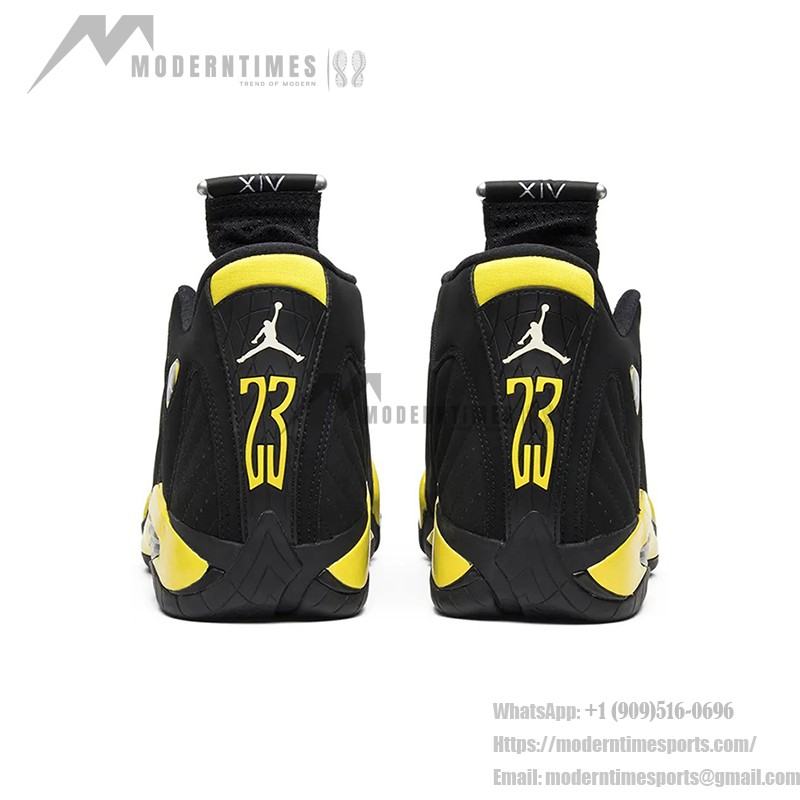 Air Jordan 14 "Black/Yellow" 487471-070 | High-Top Basketball Sneakers for Men and Women