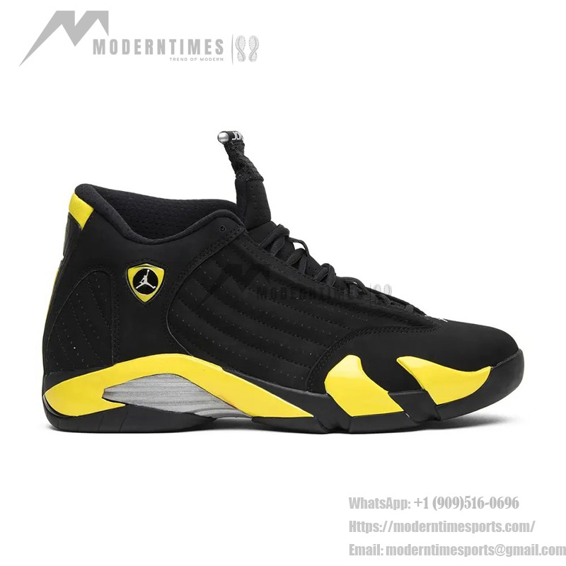 Air Jordan 14 "Black/Yellow" 487471-070 | High-Top Basketball Sneakers for Men and Women