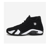 Air Jordan 14 Retro Black White Basketball Shoes 487471-016 - Sleek Classic Design