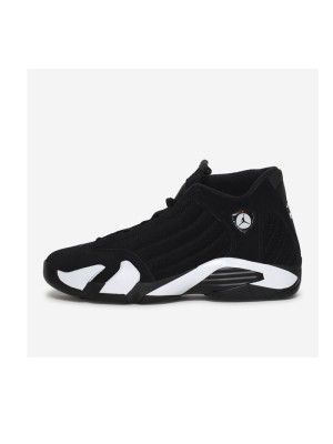 Air Jordan 14 Retro Schwarz-Weiß Basketballschuhe 487471-016 - Elegantes Klassisches Design