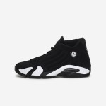 Air Jordan 14 Retro Black White Basketball Shoes - Classic and Sleek Air Jordan 14 Retro Black White Basketball Shoes with Premium Suede Upper and Classic Design