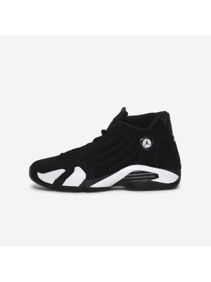 Air Jordan 14 Retro Black White Basketball Shoes 487471-016 - Sleek Classic Design