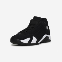Air Jordan 14 Retro Black White Basketball Shoes 487471-016 - Sleek Classic Design