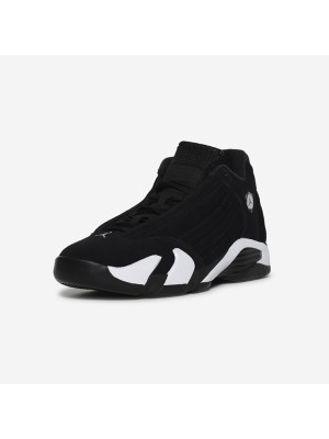 Air Jordan 14 Retro Black White Basketball Shoes 487471-016 - Sleek Classic Design