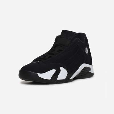 Air Jordan 14 Retro Black White Basketball Shoes 487471-016 - Sleek Classic Design
