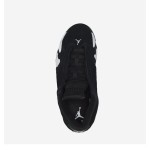 Air Jordan 14 Retro Black White Basketball Shoes with Premium Suede Upper and Classic Design