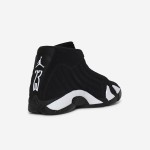 Air Jordan 14 Retro Black White Basketball Shoes - Classic and Sleek Air Jordan 14 Retro Black White Basketball Shoes with Premium Suede Upper and Classic Design