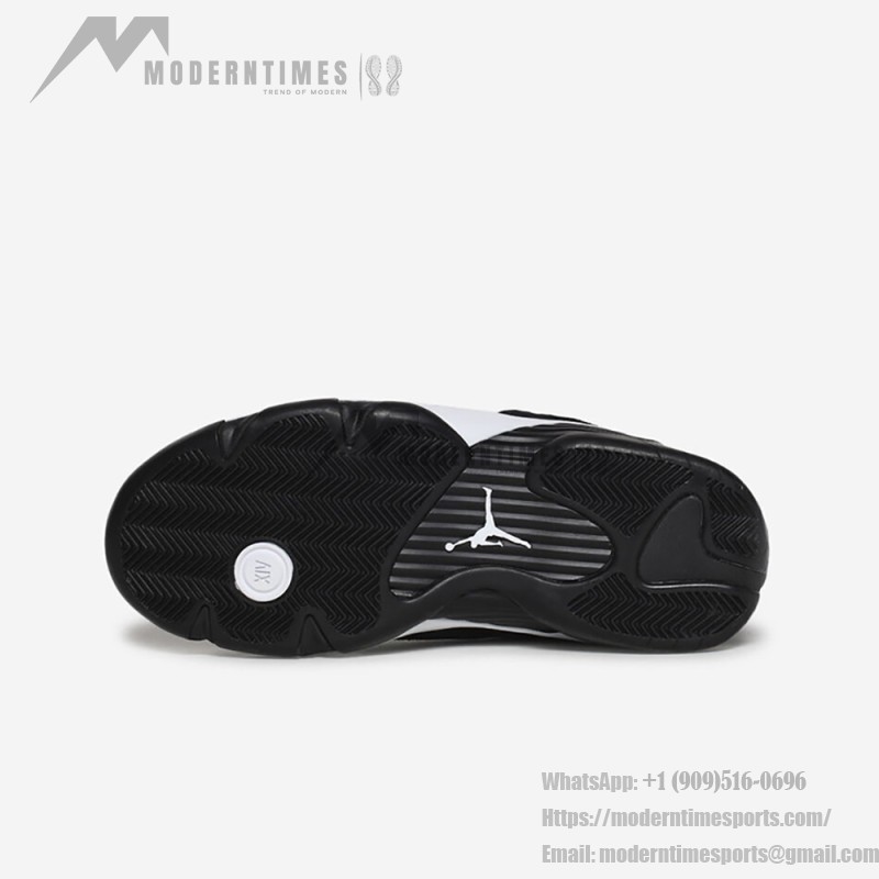 Air Jordan 14 Retro Black White Basketball Shoes - Classic and Sleek Air Jordan 14 Retro Black White Basketball Shoes with Premium Suede Upper and Classic Design
