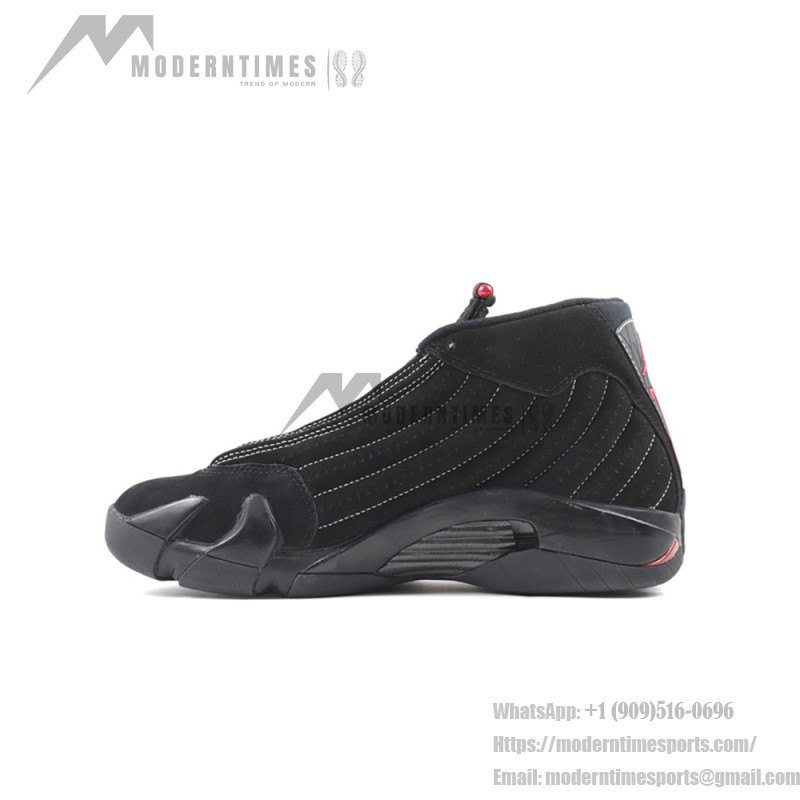 Air Jordan 14 Retro Iconic Ferrari-Inspired Design Air Jordan 14 Retro - Black and Red Ferrari-Inspired Sneakers
