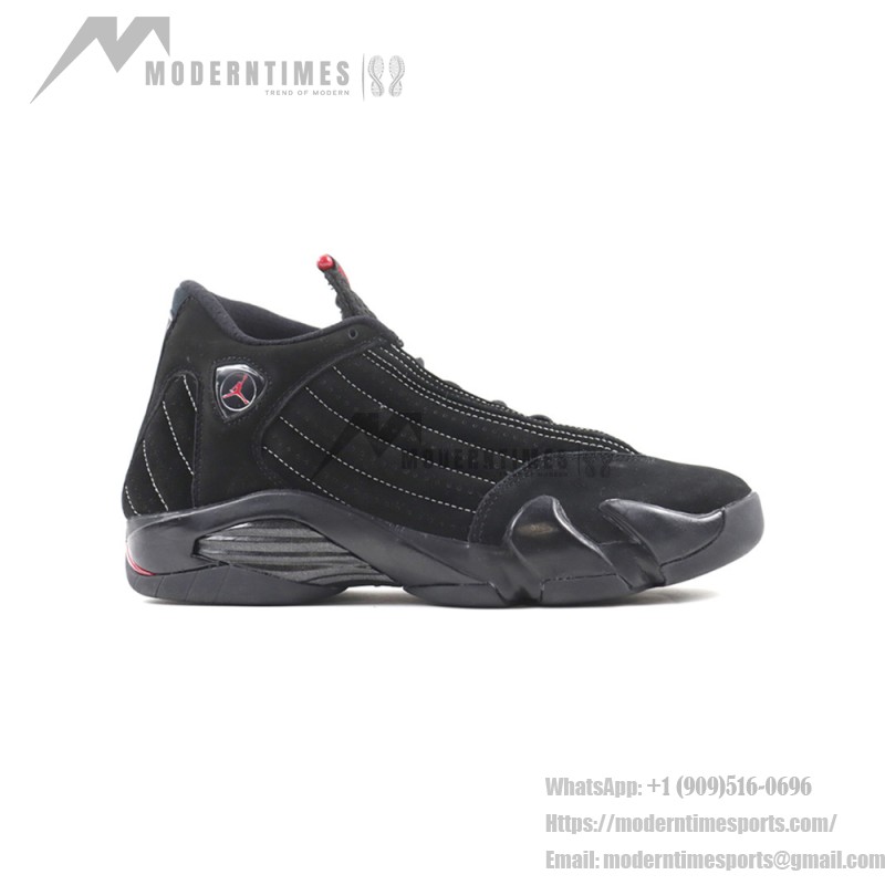 Air Jordan 14 Retro Iconic Ferrari-Inspired Design Air Jordan 14 Retro - Black and Red Ferrari-Inspired Sneakers
