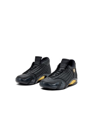 Air Jordan 14 Retro DMP 487471-022 - Schwarz-Gold "Last Shot" Basketballschuhe | Perfekte Mischung aus Erbe und Luxus