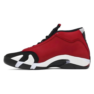 Air Jordan 14 Retro "Gym Red Toro" 487471-006 - Bold Red & Black Performance Sneaker | Sleek Ferrari-Inspired Design