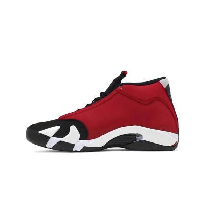 Air Jordan 14 Retro "Gym Red Toro" 487471-006 - Bold Red & Black Performance Sneaker | Sleek Ferrari-Inspired Design
