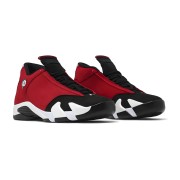 Air Jordan 14 Retro "Gym Red Toro" 487471-006 - Auffälliger Rot-Schwarz Performance Sneaker | Elegantes Ferrari-inspiriertes Design