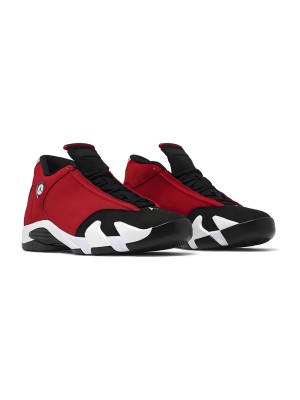 Air Jordan 14 Retro "Gym Red Toro" 487471-006 - Auffälliger Rot-Schwarz Performance Sneaker | Elegantes Ferrari-inspiriertes Design