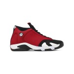 Air Jordan 14 Retro "Gym Red Toro" 487471-006 Sneaker - Red & Black Performance Style Air Jordan 14 Retro "Gym Red Toro" 487471-006 - Red & Black Sneaker with Ferrari-Inspired Design