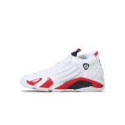 Air Jordan 14 "White/Red" 487524-100 | Men's/Women's High-Top Basketball Sneakers | Comfortable & Stylish, Limited Edition