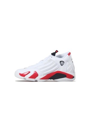 Air Jordan 14 "White/Red" 487524-100 | Men's/Women's High-Top Basketball Sneakers | Comfortable & Stylish, Limited Edition